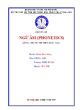 Chuyên đề Ngữ âm (Phonetics) - Phạm Đức Cường